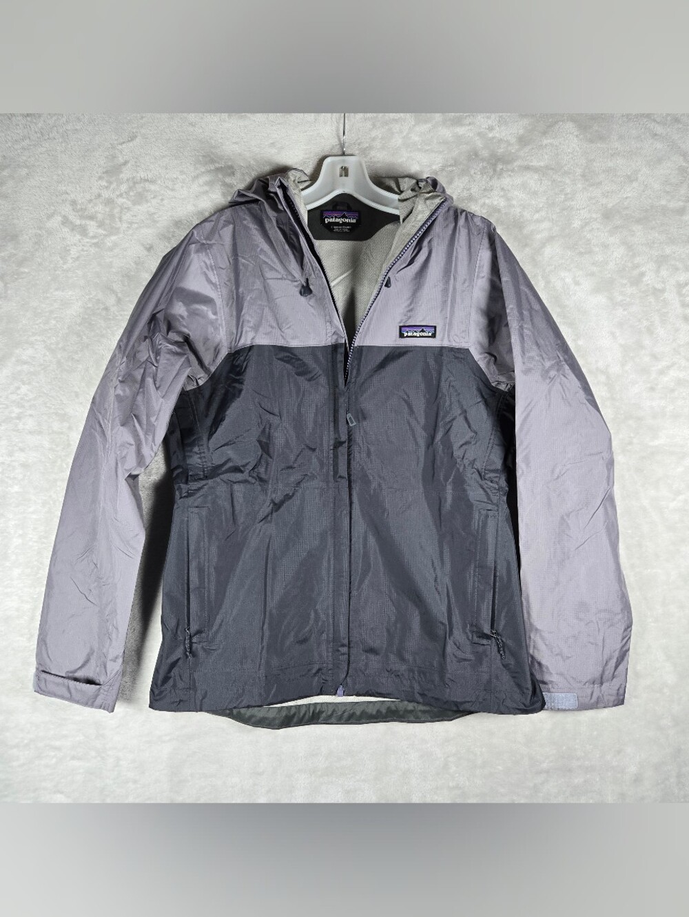 Patagonia Torrentshell Jacket Women Size Small Full Zip Hooded Waterproof Purple